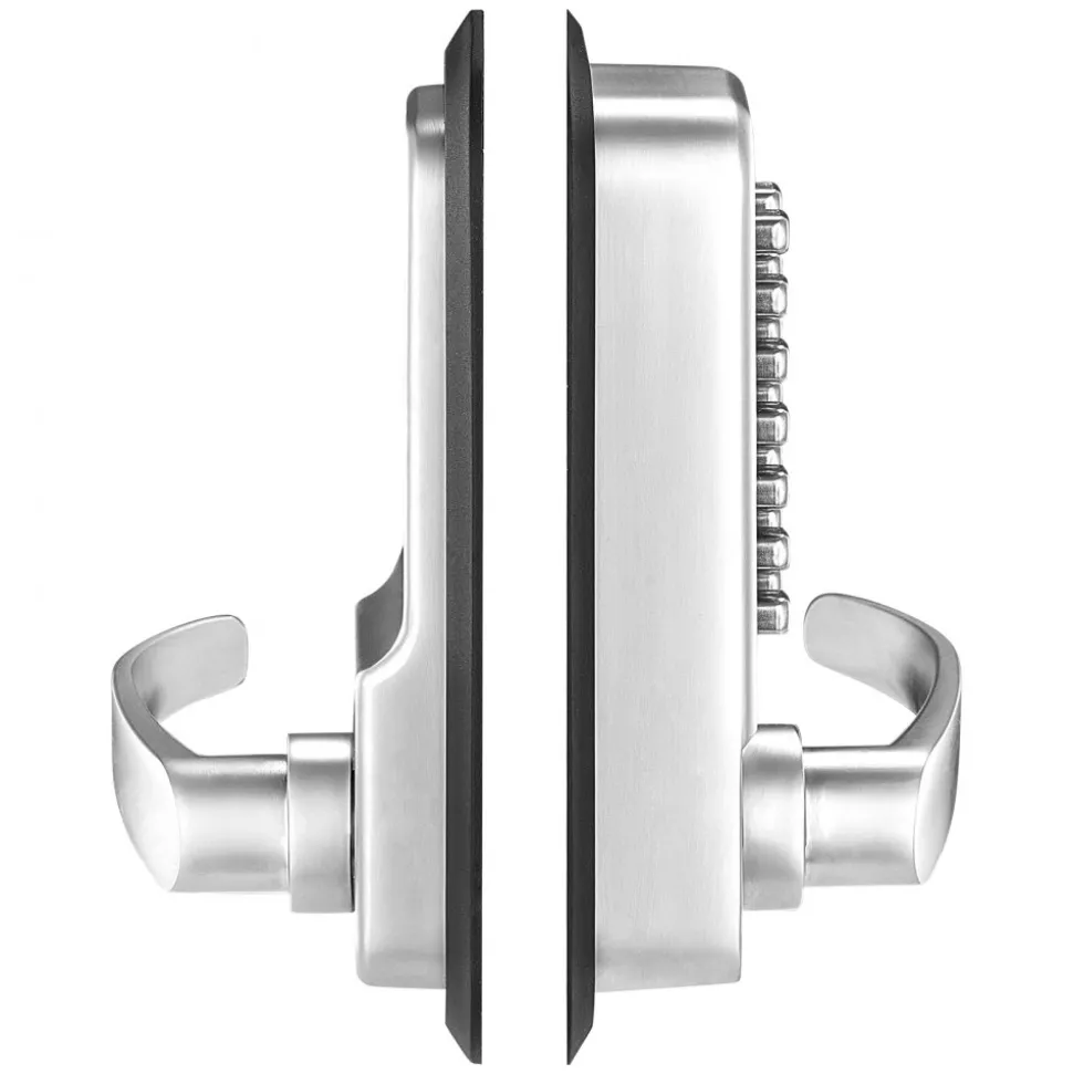 VEVOR Mechanical Keyless Entry Door Lock, 14 Key Mechanical Door Lock, Mechanical Keypad Door Lock with Handle, Stainless Steel Waterproof Keyless Gate Lock, for Home Office Outdoor Fence Garage Yard