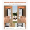 VEVOR Mechanical Keyless Entry Door Lock, 14 Key Mechanical Door Lock, Mechanical Keypad Door Knob, Single-Side Stainless Steel Waterproof Keyless Gate Lock, for Home Office Outdoor Fence Garage Yard