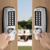 VEVOR Mechanical Keyless Entry Door Lock, 14 Key Mechanical Door Lock with Keys, Mechanical Keypad Door Lock with Handle, Stainless Steel Waterproof Keyless Gate Lock, for Home Office Outdoor Garage