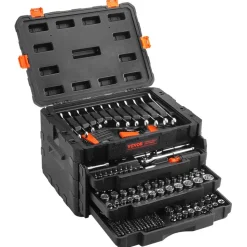 VEVOR Mechanics Tool Set and Socket Set, 1/4