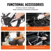 VEVOR Mechanics Tool Set and Socket Set, 1/4" and 3/8" Drive Deep and Standard Sockets, 145 Pcs SAE and Metric Mechanic Tool Kit with Bits, Combination Wrench, Hex Wrenches, Accessories, Storage Case
