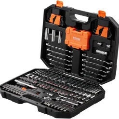 VEVOR Mechanics Tool Set and Socket Set, 1/4