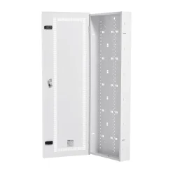 VEVOR Media Enclosure, 42-Inch, Structured Media Center with Vented Hinged Door, Cable Management Box, Structured Wiring Multi-Media Cabinet, Recessed Electrical Media Box, for Network Distribution