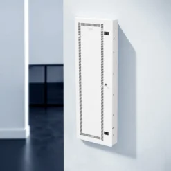 VEVOR Media Enclosure, 42-Inch, Structured Media Center with Vented Hinged Door, Cable Management Box, Structured Wiring Multi-Media Cabinet, Recessed Electrical Media Box, for Network Distribution