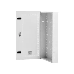 VEVOR Media Enclosure, 28-Inch, Structured Media Center with Vented Hinged Door, Cable Management Box, Structured Wiring Multi-Media Cabinet, Recessed Electrical Media Box, for Network Distribution
