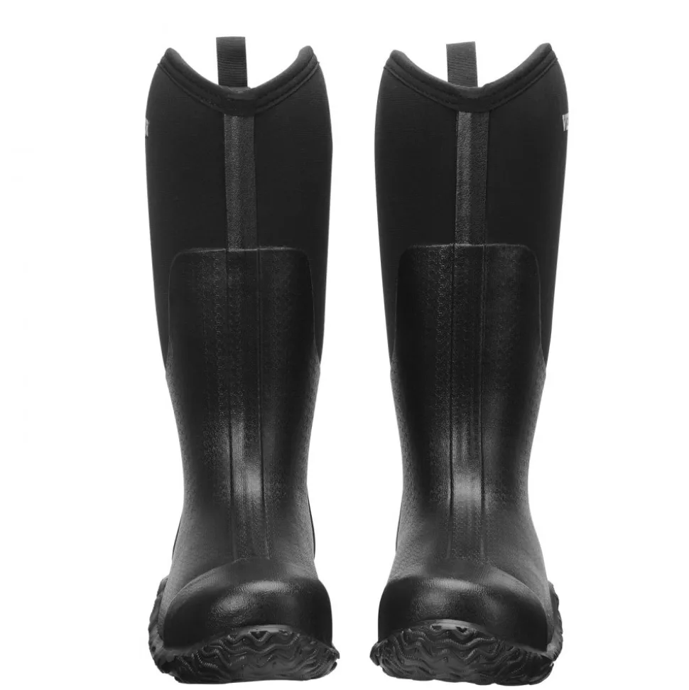 VEVOR Men's Steel Toe Rubber Boots, Protective Footwear, Waterproof Rain Fishing Boots, Outdoor Non-Slip Work Shoes, Lightweight and Durable, for Manufacturing, Construction, Farming, Size 9 US