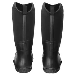 VEVOR Men's Steel Toe Rubber Boots, Protective Footwear, Waterproof Rain Fishing Boots, Outdoor Non-Slip Work Shoes, Lightweight and Durable, for Manufacturing, Construction, Farming, Size 12 US