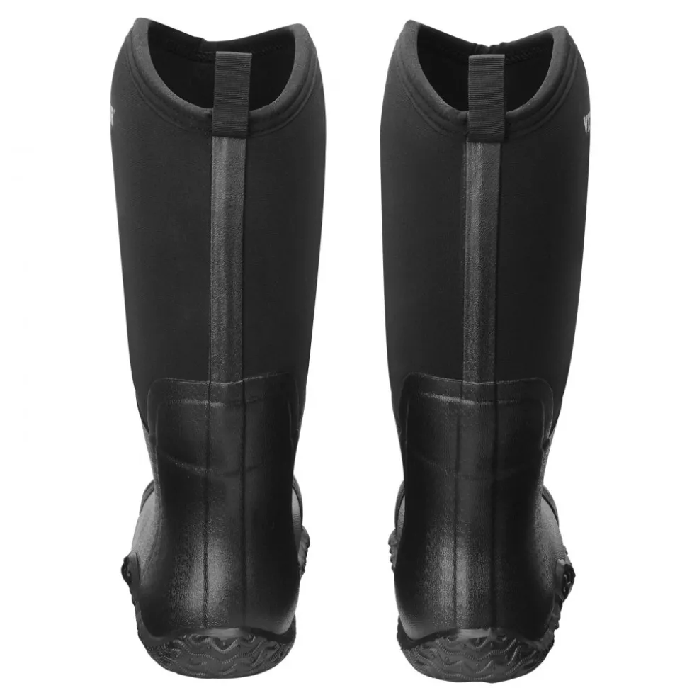 VEVOR Men's Steel Toe Rubber Boots, Protective Footwear, Waterproof Rain Fishing Boots, Outdoor Non-Slip Work Shoes, Lightweight and Durable, for Manufacturing, Construction, Farming, Size 12 US
