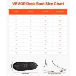 VEVOR Men's Steel Toe Rubber Boots, Protective Footwear, Waterproof Rain Fishing Boots, Outdoor Non-Slip Work Shoes, Lightweight and Durable, for Manufacturing, Construction, Farming, Size 11 US