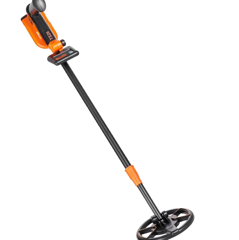 VEVOR Metal Detector for Kids, 6 Inch, 25''-37'' Adjustable Gold Detector, IP68 Waterproof Search Coil with LCD Display Advanced DSP Chip, Lightweight for Junior & Youth Detecting Gold Coin Treasure