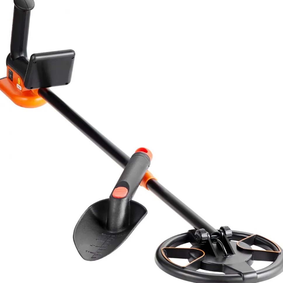 VEVOR Metal Detector for Kids, 6 Inch, 25''-37'' Adjustable Gold Detector, IP68 Waterproof Search Coil with LCD Display Advanced DSP Chip, Lightweight for Junior & Youth Detecting Gold Coin Treasure