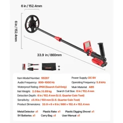 VEVOR Metal Detector, 6