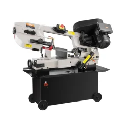 VEVOR Metal Horizontal Band Saw, 7 x 12 in Rectangular Cutting Capacity, 110/220V Metal Vertical Cutting Bandsaw with 1.1 kW Motor, 0-45° Angle Adjustment, Variable Speed, for Metal, Wood, and Plastic