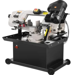 VEVOR Metal Horizontal Band Saw, 7 x 8.25 in Rectangular Cutting Capacity, 110/220V Vertical Cutting Bandsaw with 1.1 kW Motor, 0-45° Angle Adjustment, Variable Speed, for Metal, Wood, and Plastic