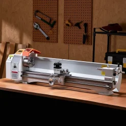 VEVOR Metal Lathe Machine, 8.7 x 39 in, Precision Bench Power Metal Lathe, Automatic Feed, 0-2500 RPM Variable Speed, 1250W Brushless Motor, for Processing Precision Parts Soft Metals Wood Plastics