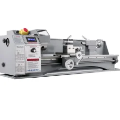 VEVOR Metal Lathe 8.7 x 29.5 Inch/220 x 750MM Mini Metal Lathe 1.1KW Infinitely Variable Speed Mini Lathe Machine LED Screen for Counter Face Turning Driling