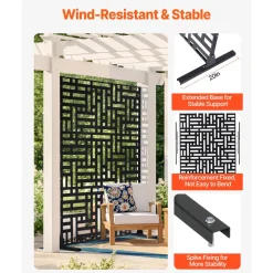 VEVOR Metal Privacy Screen, 47