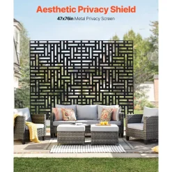 VEVOR Metal Privacy Screen, 47