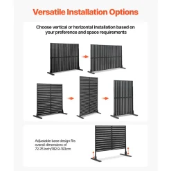 VEVOR Metal Privacy Screen, 38