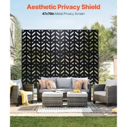 VEVOR Metal Privacy Screen, 47