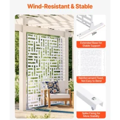 VEVOR Metal Privacy Screen, 47