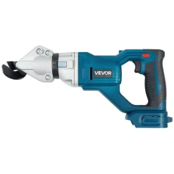 VEVOR Metal Shear, Sheet Metal Cutter Cordless with 360-Degree Pivoting Head, Double Blades, 25000 RPM Speed, Cuts 18 GA Galvanized Steel, 20 GA Stainless Steel, Aluminum Plate, Plastic, Cardboard