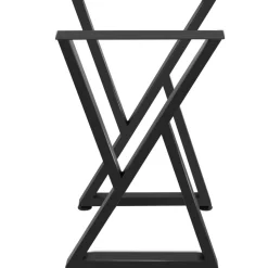 VEVOR Metal Table Legs, 28x18 inch Desk Legs, Set of 2, Heavy Duty Bench Legs, Z Shape Metal Furniture Legs, Wrought Iron Coffee Table Legs, Home DIY for Dining Table with Rubber Floor Protectors, Mat
