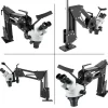 VEVOR Micro Inlaid Mirror Multi-Directional Microscope with Spring Bracket Multi-Directional Micro-Setting Microscope Microscope Gem Diamond Setting Machine with Stand Jewelry Tools 7X-45X