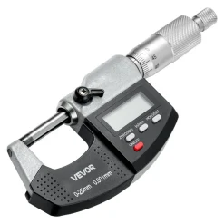 VEVOR Micrometer Set, Digital Outside Micrometer 0-1 inch Measuring Range, 0.00005