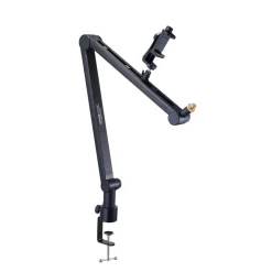 VEVOR Microphone Boom Arm with Desk Mount, 360° Rotatable, Adjustable Mic Stand with 3/8