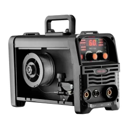 VEVOR MIG Welder, 130Amp Synergic Mig Welding Machine, 3-in-1 Flux Core MIG/Stick/Lift TIG Multi-Process Welder Machine, 110V Portable Mig Welder with IGBT Inverter Technology & Digital Display Screen
