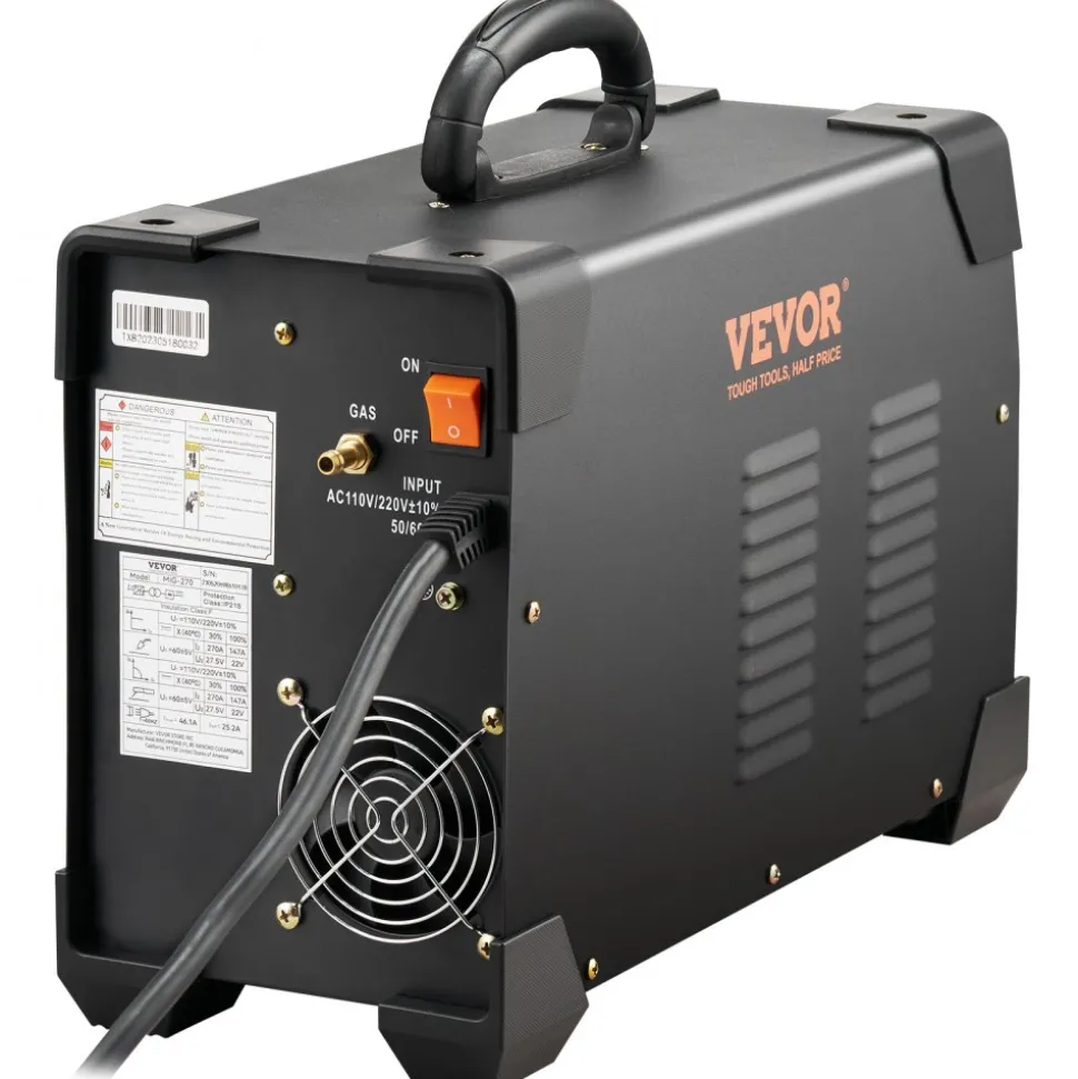 VEVOR MIG Welder, 3 in 1 Welder Welding Machine, 270 Amp MIG Lift TIG Arc Welder 110V 220V Lift TIG Welder Lift ARC Welder Digital Display Combo Welding Machine MMA Stick IGBT DC Inverter Welder