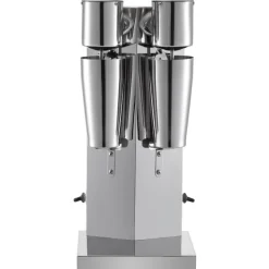 VEVOR Milkshake Maker Kit, Stainless Steel Electric Milkshake Maker, 180W Milkshake Machine, Double Head Classic Milkshake Maker with 800ml Cup, Silver Milkshake Maker Machine, 2 Speed Adjustable