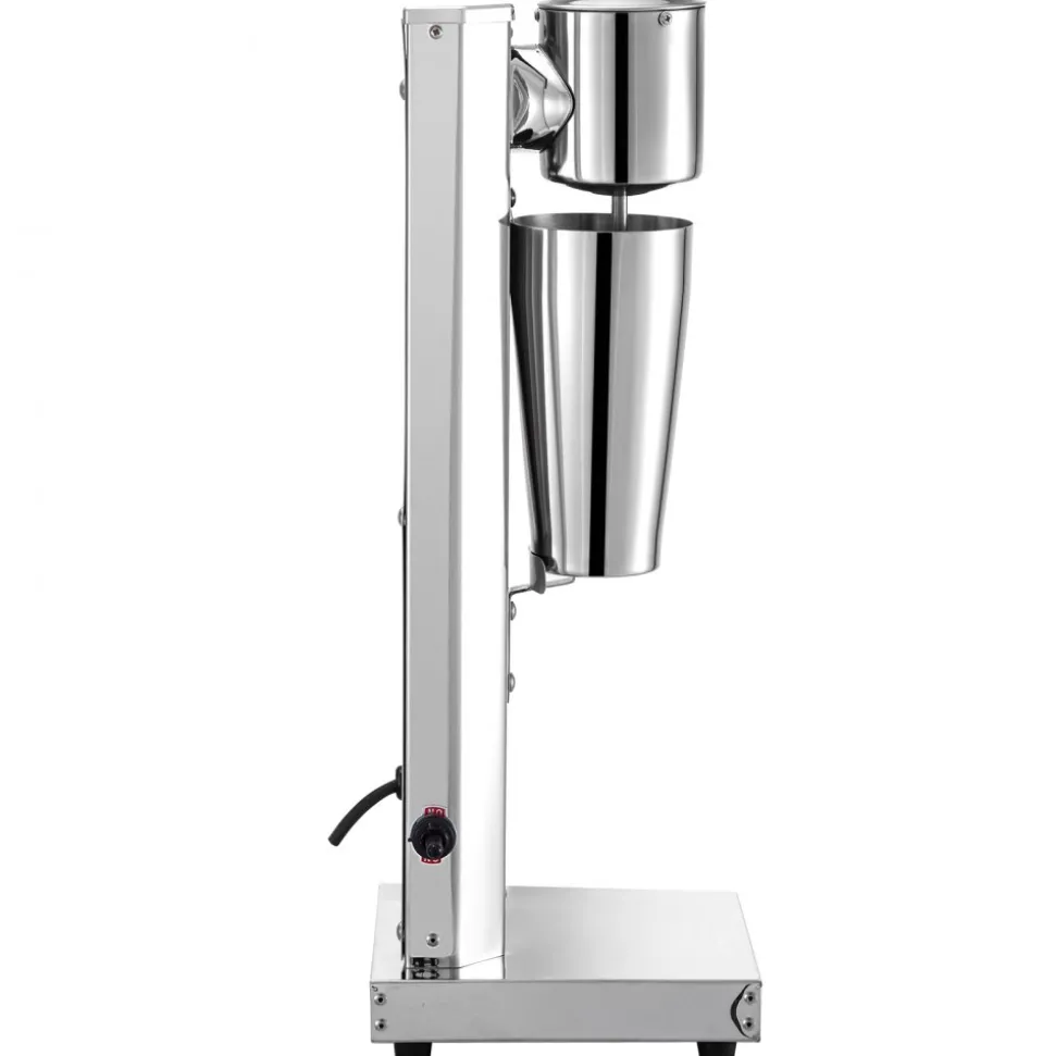 VEVOR Milkshake Maker Kit, Stainless Steel Electric Milkshake Maker, 180W Milkshake Machine, Single Head Classic Milkshake Maker with 800ml Cup, Silver Milkshake Maker Machine, 2 Speed Adjustable