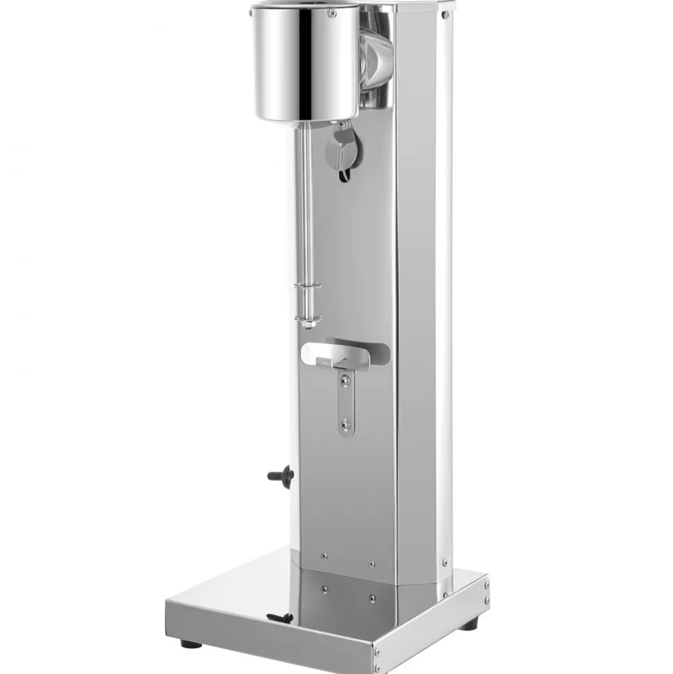 VEVOR Milkshake Maker Kit, Stainless Steel Electric Milkshake Maker, 180W Milkshake Machine, Single Head Classic Milkshake Maker with 800ml Cup, Silver Milkshake Maker Machine, 2 Speed Adjustable