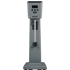 VEVOR Milkshake Maker, 375W Electric Milkshake Machine, Single Head Drink Mixer Blender Machine, LED Intelligent Microswitch, 3-Speed Milkshake Mixer with 820 ml Stainless Steel Cup