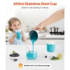 VEVOR Milkshake Maker, 100W Milk Shake Maker Mixer, Single Head Drink Mixer Blender Machine, Dual-Speed Adjustment Milkshake Blender with Stainless Steel Cup, for Home, Kitchen, Bar & Beverage Shop