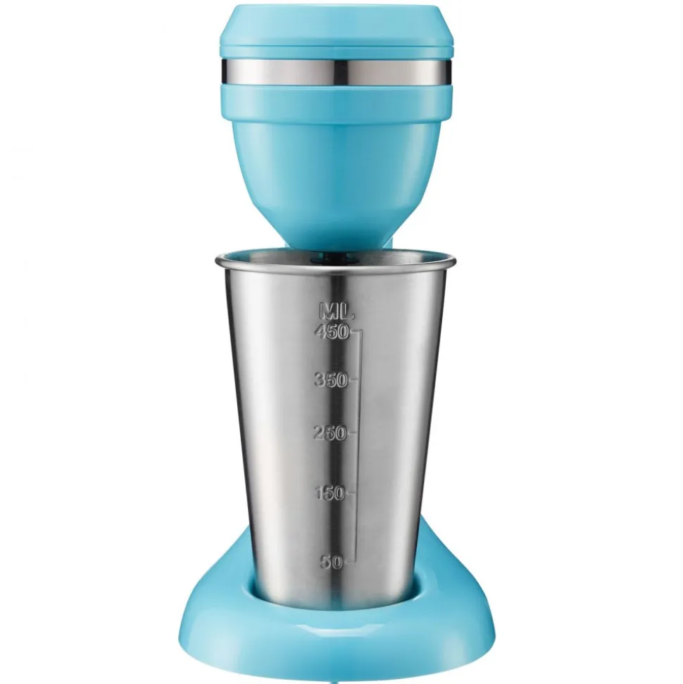 VEVOR Milkshake Maker, 100W Milk Shake Maker Mixer, Single Head Drink Mixer Blender Machine, Dual-Speed Adjustment Milkshake Blender with Stainless Steel Cup, for Home, Kitchen, Bar & Beverage Shop