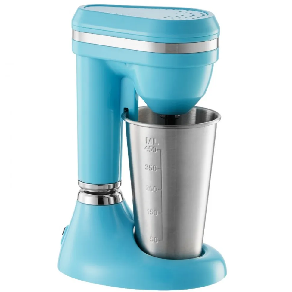 VEVOR Milkshake Maker, 100W Milk Shake Maker Mixer, Single Head Drink Mixer Blender Machine, Dual-Speed Adjustment Milkshake Blender with Stainless Steel Cup, for Home, Kitchen, Bar & Beverage Shop