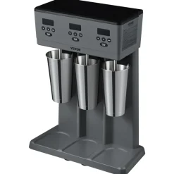VEVOR Milkshake Maker, 375W x 3 Electric Milkshake Machine, Commercial Triple Heads Drink Mixer Blender, LED Intelligent Microswitch, 3-Speed Milkshake Mixer with 3 x 820 ml Stainless Steel Cups