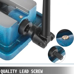 VEVOR Milling Vise 4 Inch,Bench Clamp Vise High Precision Clamping,Mill Vise Ductile Iron Material with 360 Degree Swiveling Base