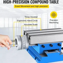 VEVOR Milling Working Table - 7.3 X 4 Inch Worktable - Compound Slide Table Milling Working Cross Table Machine for All Drill Stands Bench Drilling Milling Machine (7.3