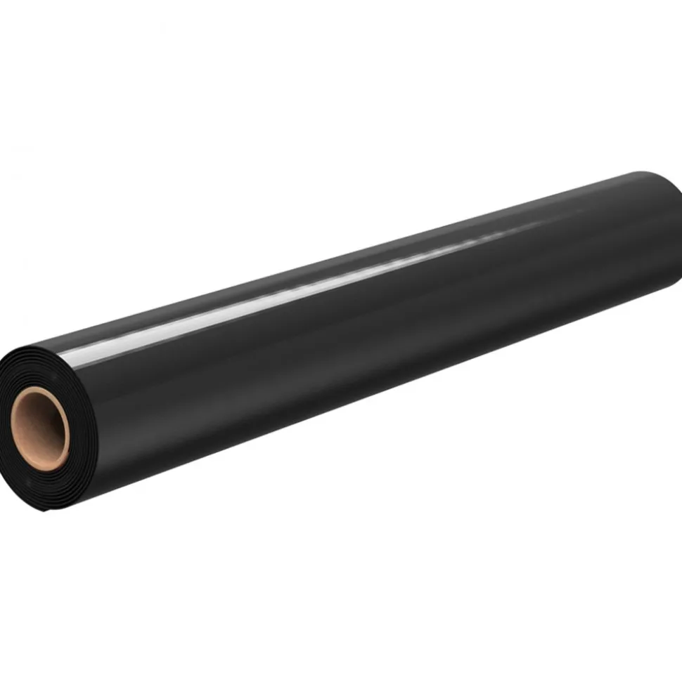 VEVOR 4 Mil Plastic Sheeting 10' x 100' Black Heavy Duty Polyethylene Roll, Thick Plastic Roll for Garden, Drop Cloth Painters Tarp, Polyethylene Covering for Crawl Space Vapor Barrier, Weed Control