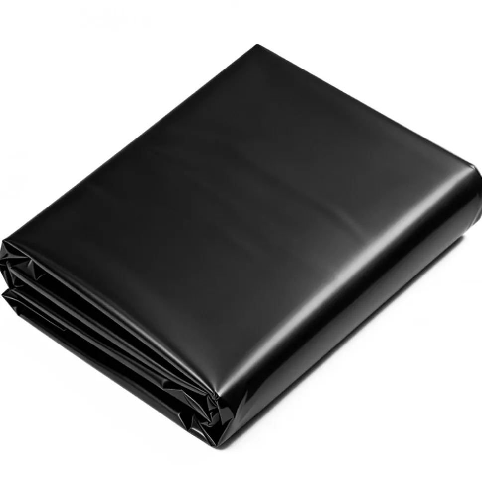 VEVOR 6 Mil Plastic Sheeting 10' x 25' Black Heavy Duty Polyethylene Roll, Thick Plastic Roll for Garden, Drop Cloth Painters Tarp, Polyethylene Covering for Crawl Space Vapor Barrier, Weed Control