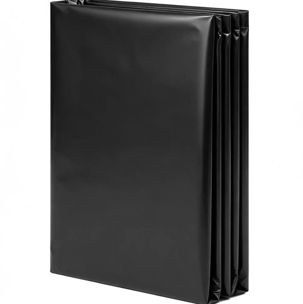 VEVOR 6 Mil Plastic Sheeting 10' x 25' Black Heavy Duty Polyethylene Roll, Thick Plastic Roll for Garden, Drop Cloth Painters Tarp, Polyethylene Covering for Crawl Space Vapor Barrier, Weed Control