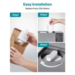 VEVOR Mineralization Filter Replacement – Remineralization Alkaline Water Filter for Reverse Osmosis System, Balances pH & Restores Minerals, Compatible with X811B Ice Maker Water Dispenser