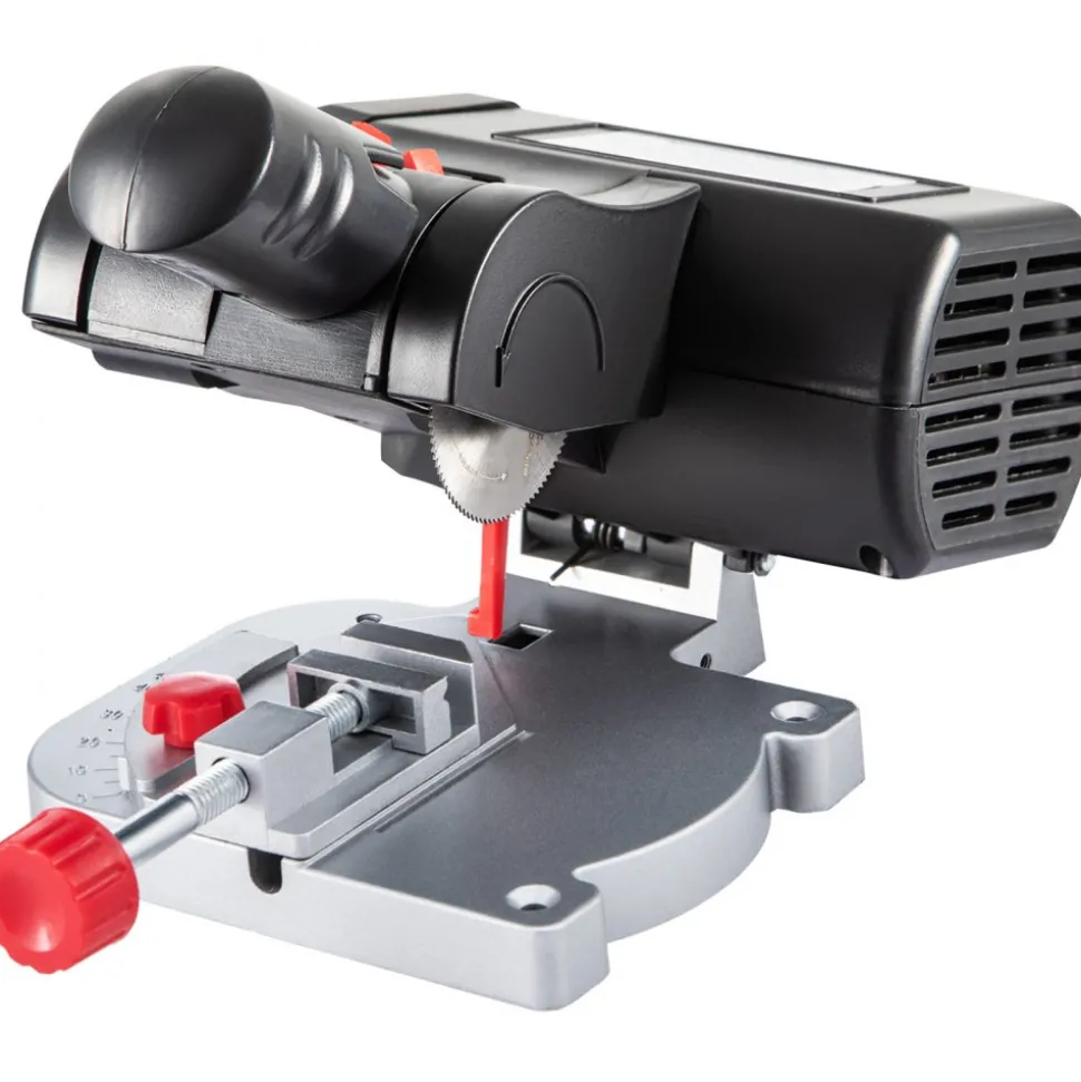 VEVOR Mini Miter Cut-off Chop Saw, Two 2-5/16" Blade of Steel and Resin with 1/2inch Cutting Depth, 0-45° Benchtop Miter Saw for Copper, Aluminum, Wood, Zinc in Hobby Craft