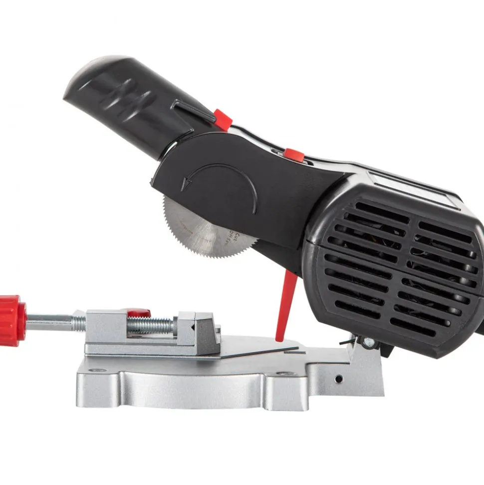 VEVOR Mini Miter Cut-off Chop Saw, Two 2-5/16" Blade of Steel and Resin with 1/2inch Cutting Depth, 0-45° Benchtop Miter Saw for Copper, Aluminum, Wood, Zinc in Hobby Craft
