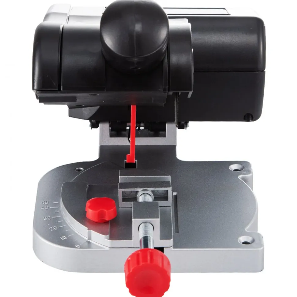 VEVOR Mini Miter Cut-off Chop Saw, Two 2-5/16" Blade of Steel and Resin with 1/2inch Cutting Depth, 0-45° Benchtop Miter Saw for Copper, Aluminum, Wood, Zinc in Hobby Craft