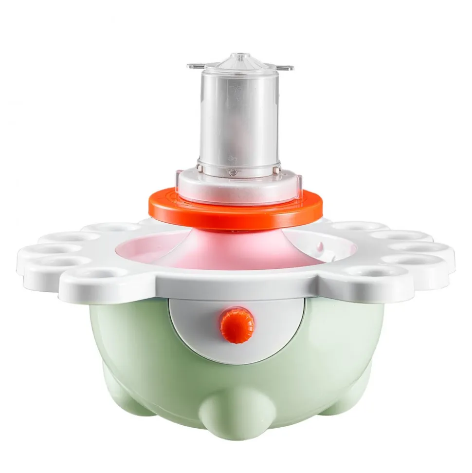 VEVOR Mini Pottery Wheel, 2 in and 3 in Turntables, Adjustable Speed, Electric Clay Wheel for Kids and Beginners, Complete Pottery Set with Clay Sculpting Tools, Gift for Boys and Girls, Green
